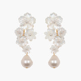 Jennifer Behr - Makenzie Earrings -- Mother of Pearl