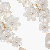 Jennifer Behr - Makenzie Earrings -- Mother of Pearl