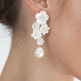 Jennifer Behr - Makenzie Earrings -- Mother of Pearl