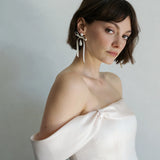 Jennifer Behr - Sylvie Earrings -- Cream