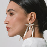 Jennifer Behr - Sylvie Earrings -- Cream