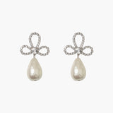 Jennifer Behr - Devina Earrings -- Crystal Pearl