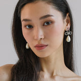 Jennifer Behr - Devina Earrings -- Crystal Pearl