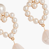 Jennifer Behr - Casey Earrings -- Pearl