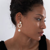 Jennifer Behr - Casey Earrings -- Pearl