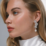 Jennifer Behr - Zaya Earrings -- Crystal