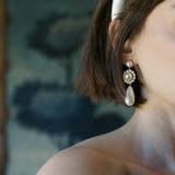 Jennifer Behr - Caretta Earrings -- Pearl