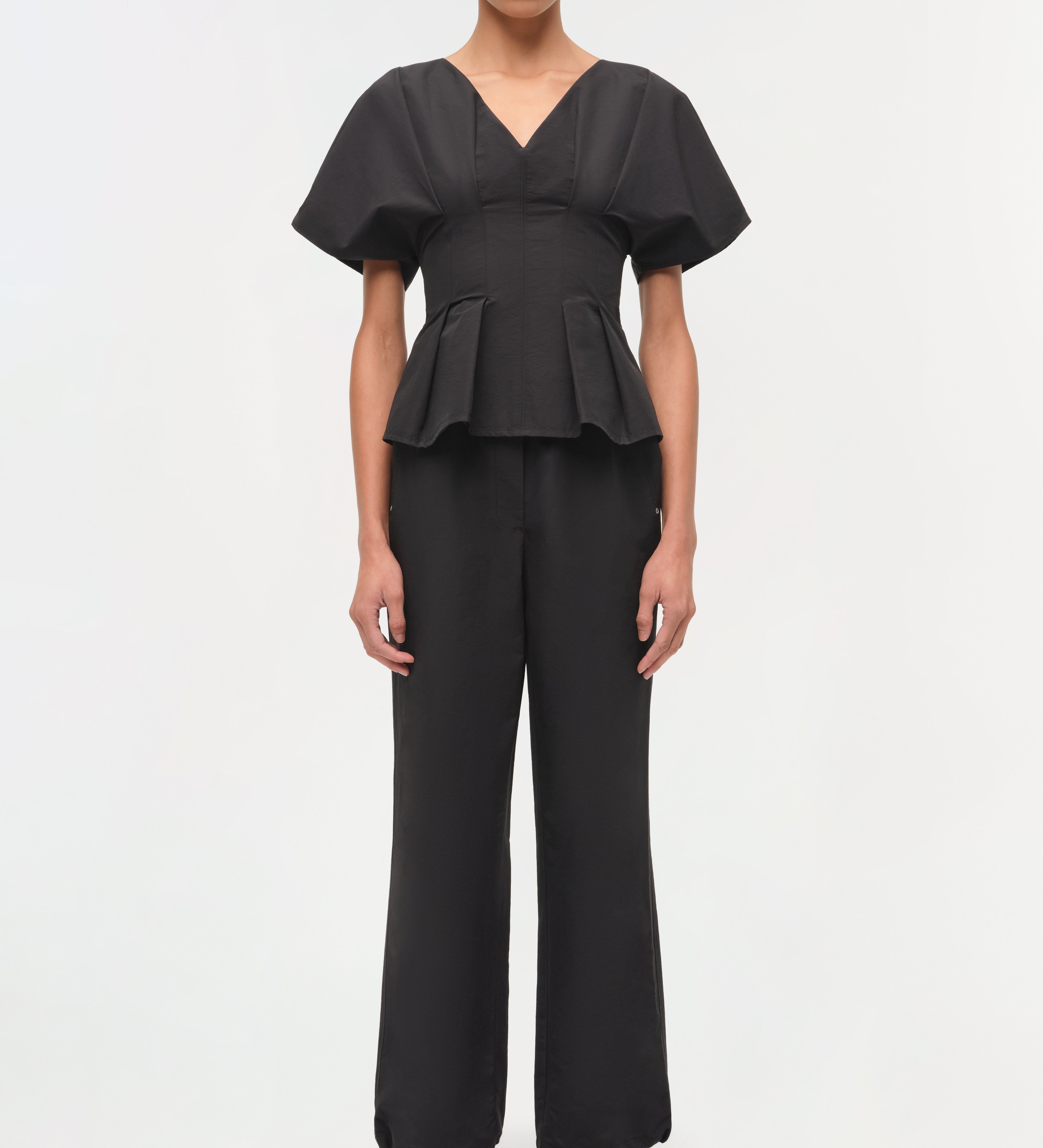 Simkhai - Mavrick Cotton Faille Pull On Pant