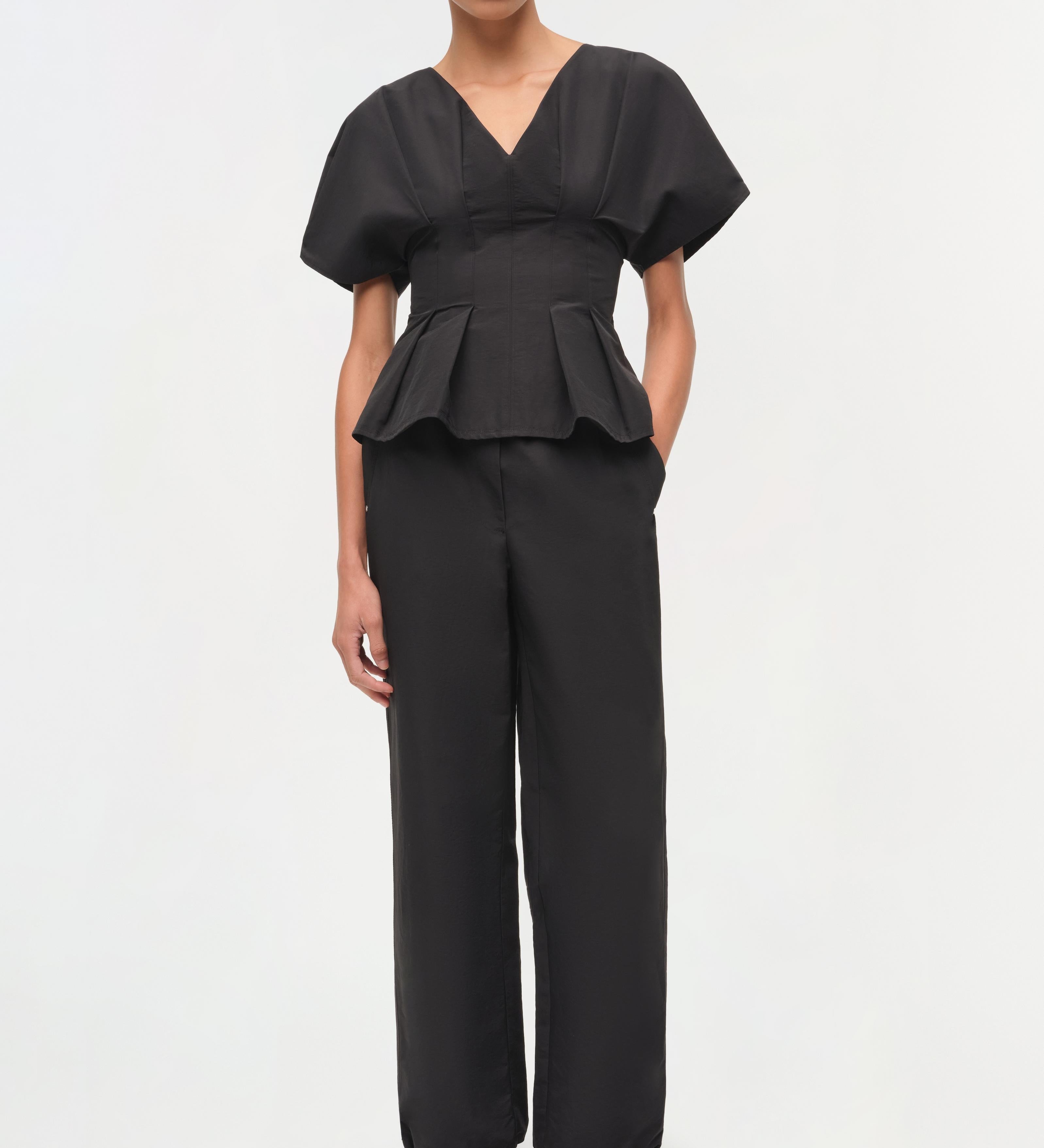 Simkhai - Rozen Cotton Faille Top