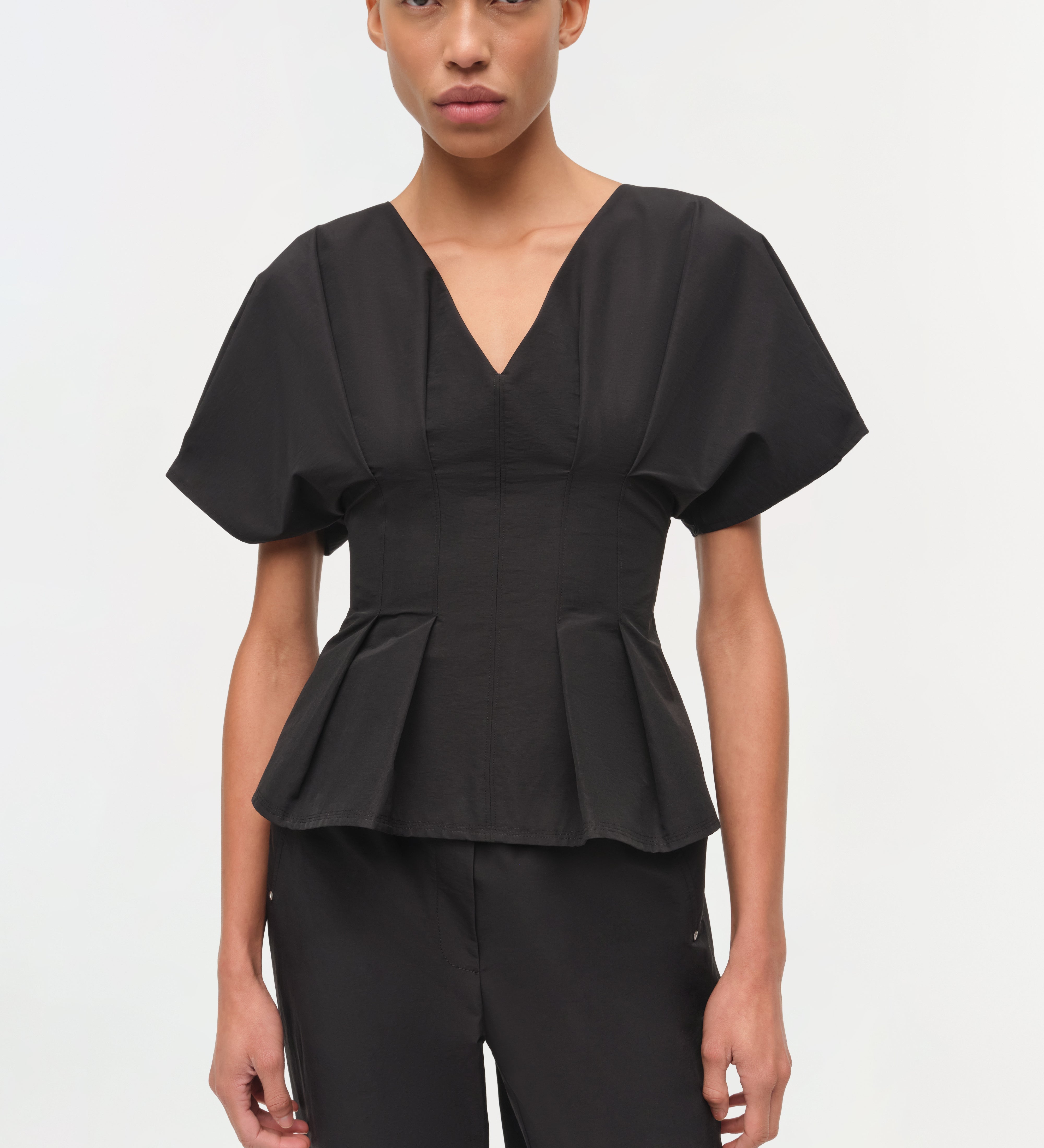 Simkhai - Mavrick Cotton Faille Pull On Pant
