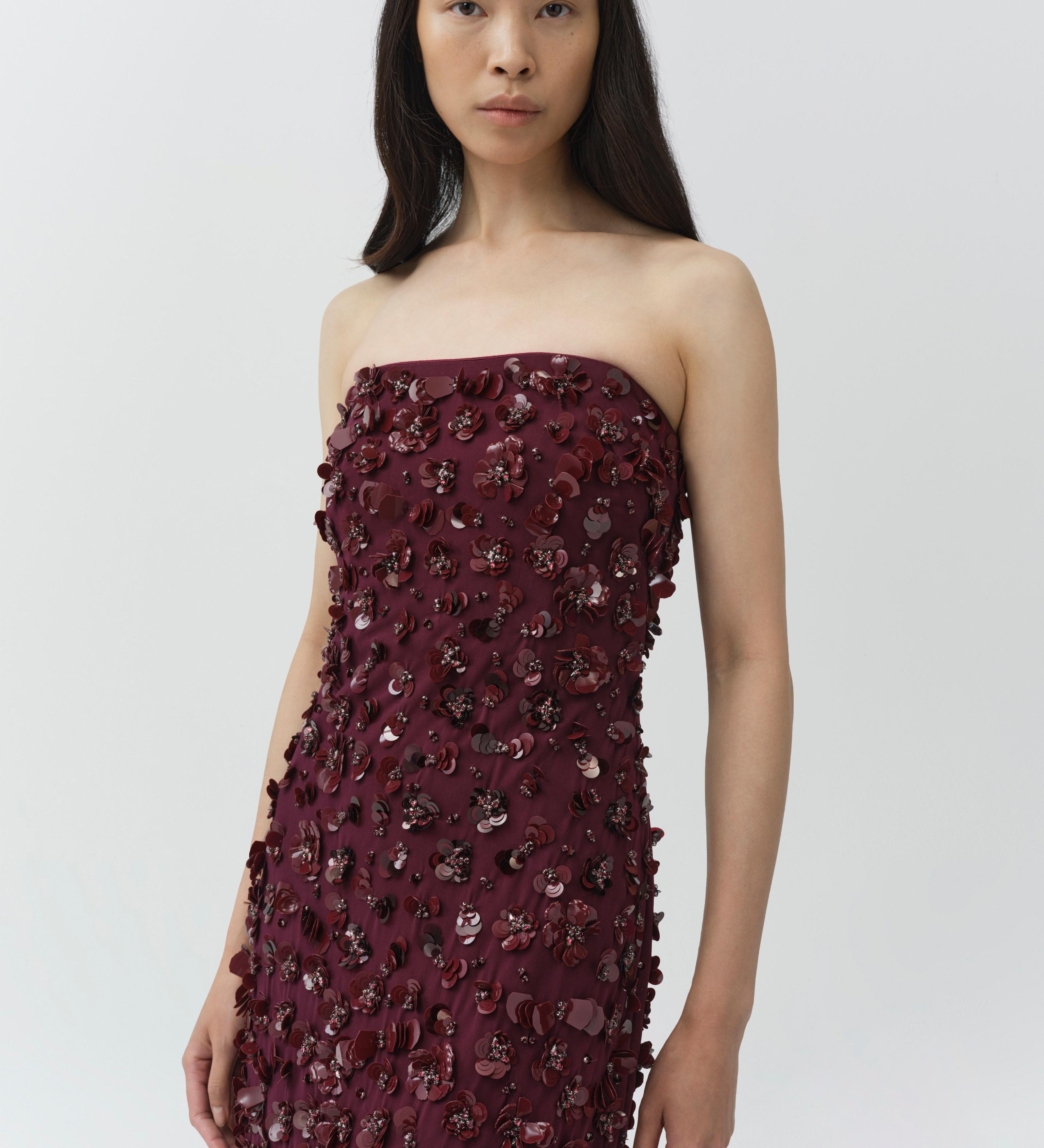 Simkhai - Serafina Strapless Embellished Gown