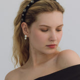 Jennifer Behr - Kendall Headband -- Black Diamond