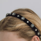 Jennifer Behr - Kendall Headband -- Black Diamond