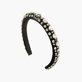 Jennifer Behr - Luciana Headband -- Black Crystal
