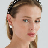 Jennifer Behr - Luciana Headband -- Black Crystal