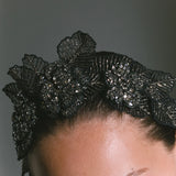 Jennifer Behr - Casablanca Headband -- Black Diamond