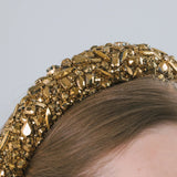 Jennifer Behr - Czarina Headband -- Dorado
