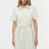 Simkhai - Audria Belted Linen Midi Dress