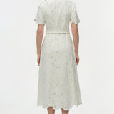 Simkhai - Audria Belted Linen Midi Dress