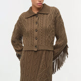 Simkhai - Virginia Wool Fringe Cardigan