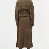 Simkhai - Kara Wool Fringe Midi Skirt