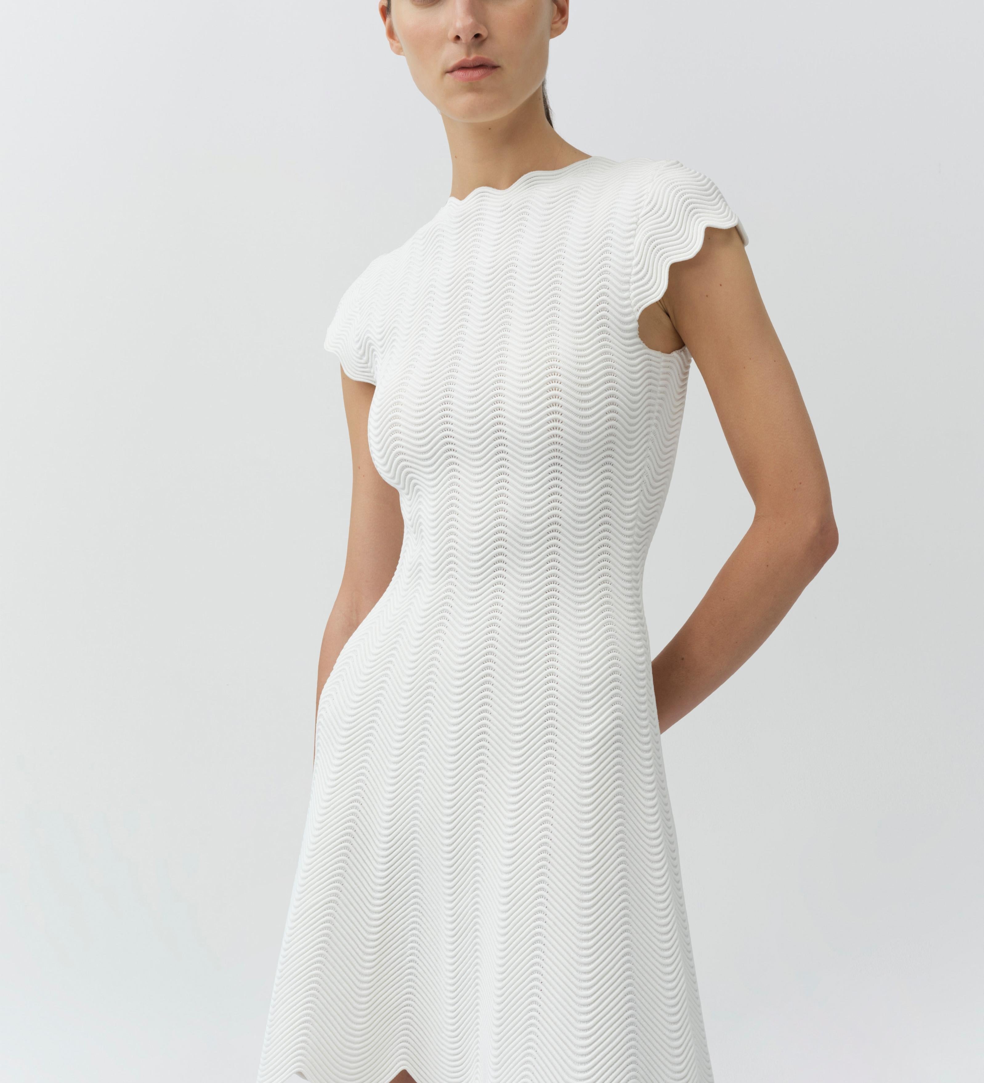 Simkhai - Evalynn Wavy Knit Mini Dress