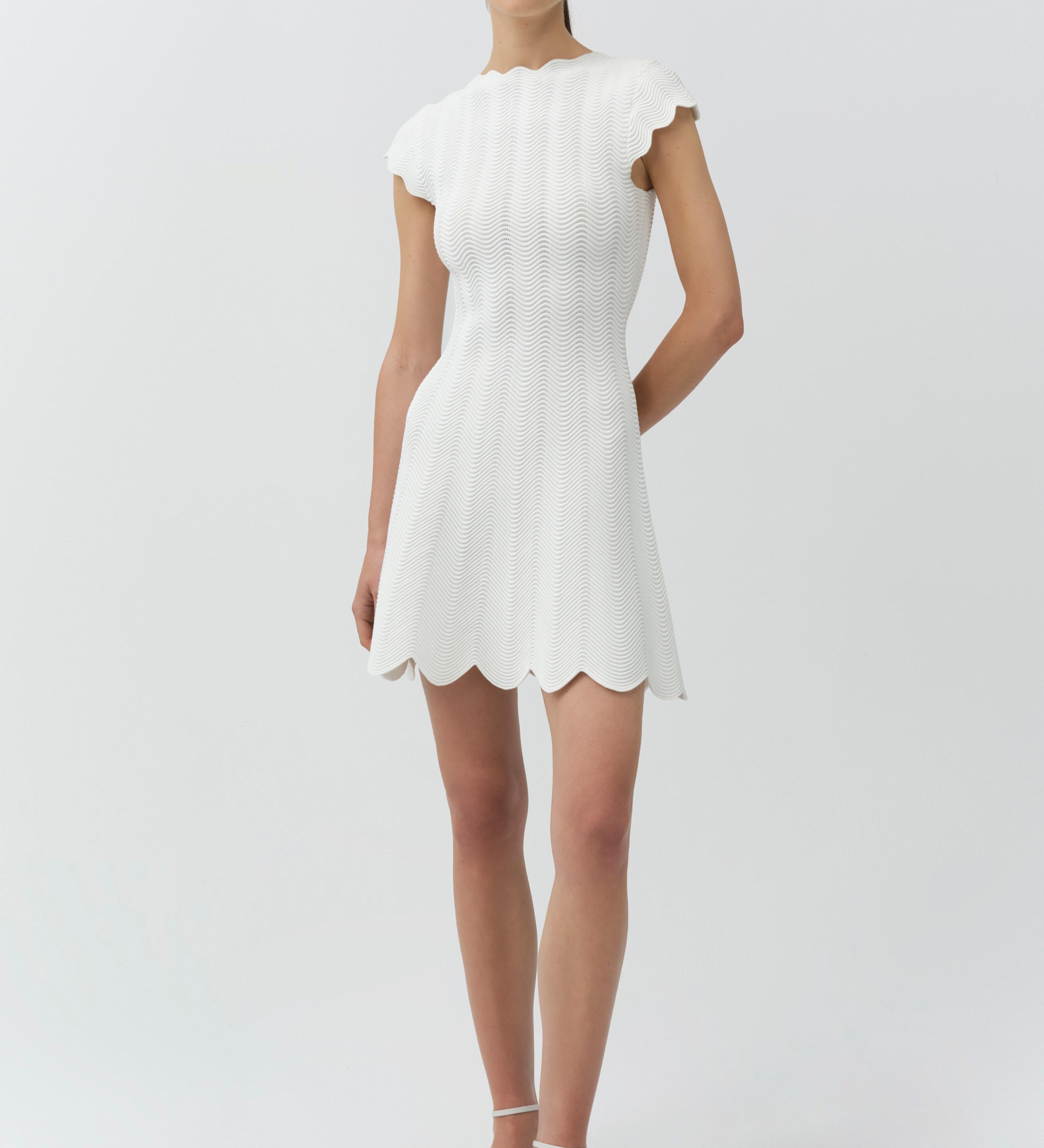 Simkhai - Evalynn Wavy Knit Mini Dress