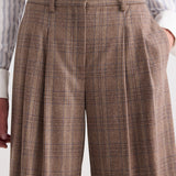 TWP - Avery Pant in Glen Plaid Wool Flannel