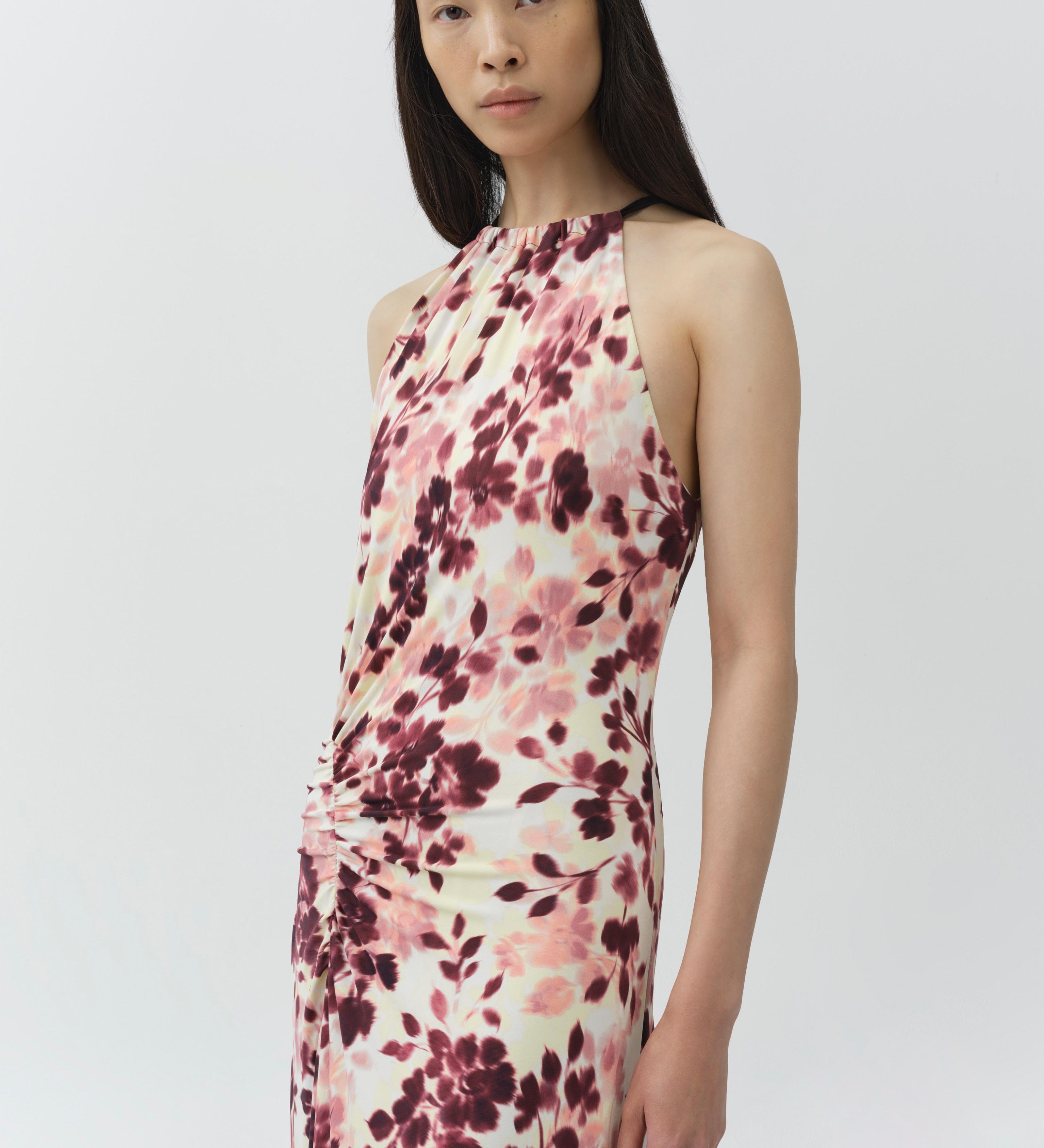 Simkhai - Cerin Draped Jersey Halter Maxi Dress