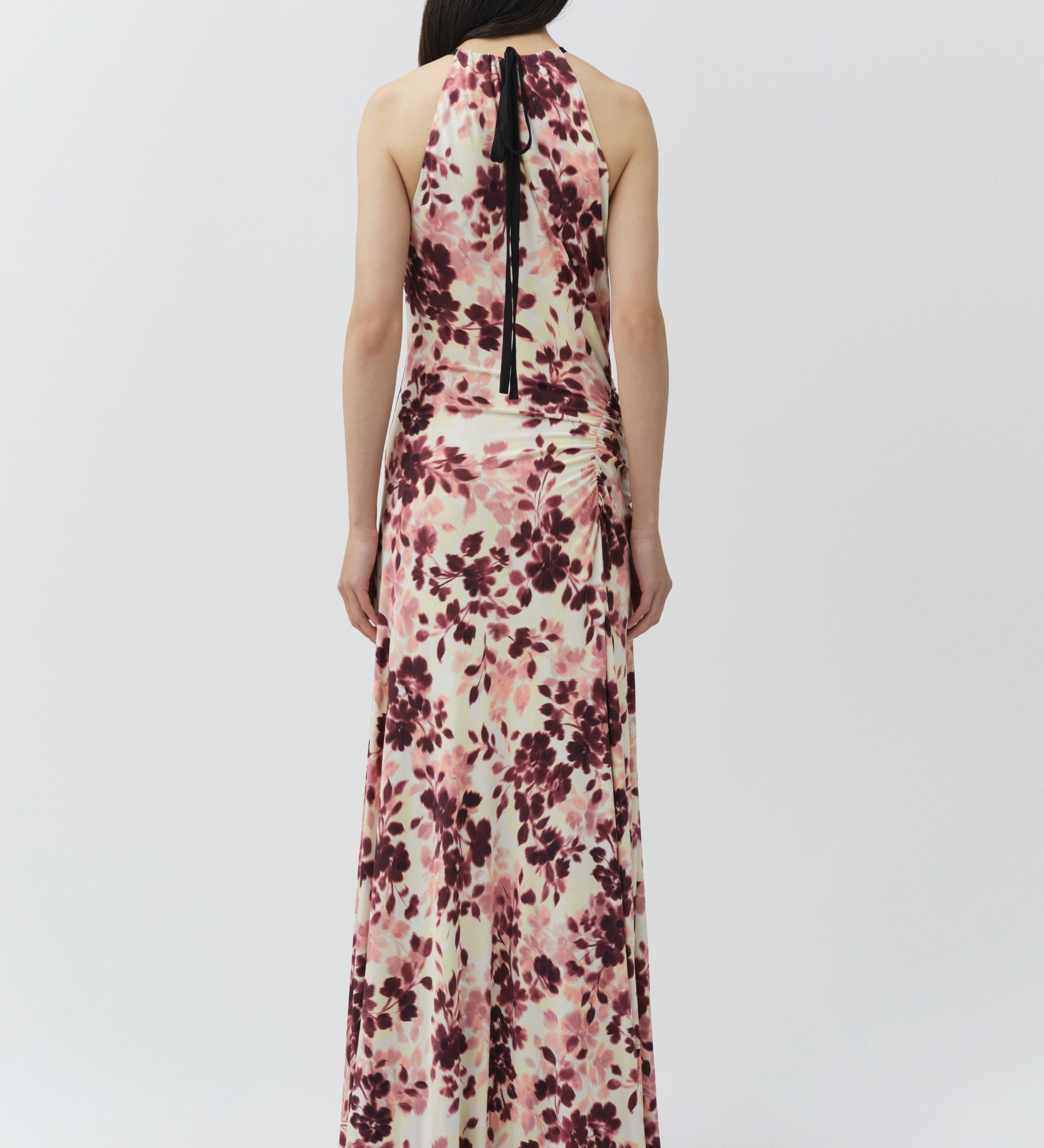 Simkhai - Cerin Draped Jersey Halter Maxi Dress