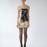 Conner Ives - The Pleated Scarf Mini Dress