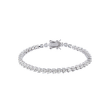 Dorsey - BENNINGTON RIVIÈRE BRACELET IN LAB WHITE SAPPHIRE