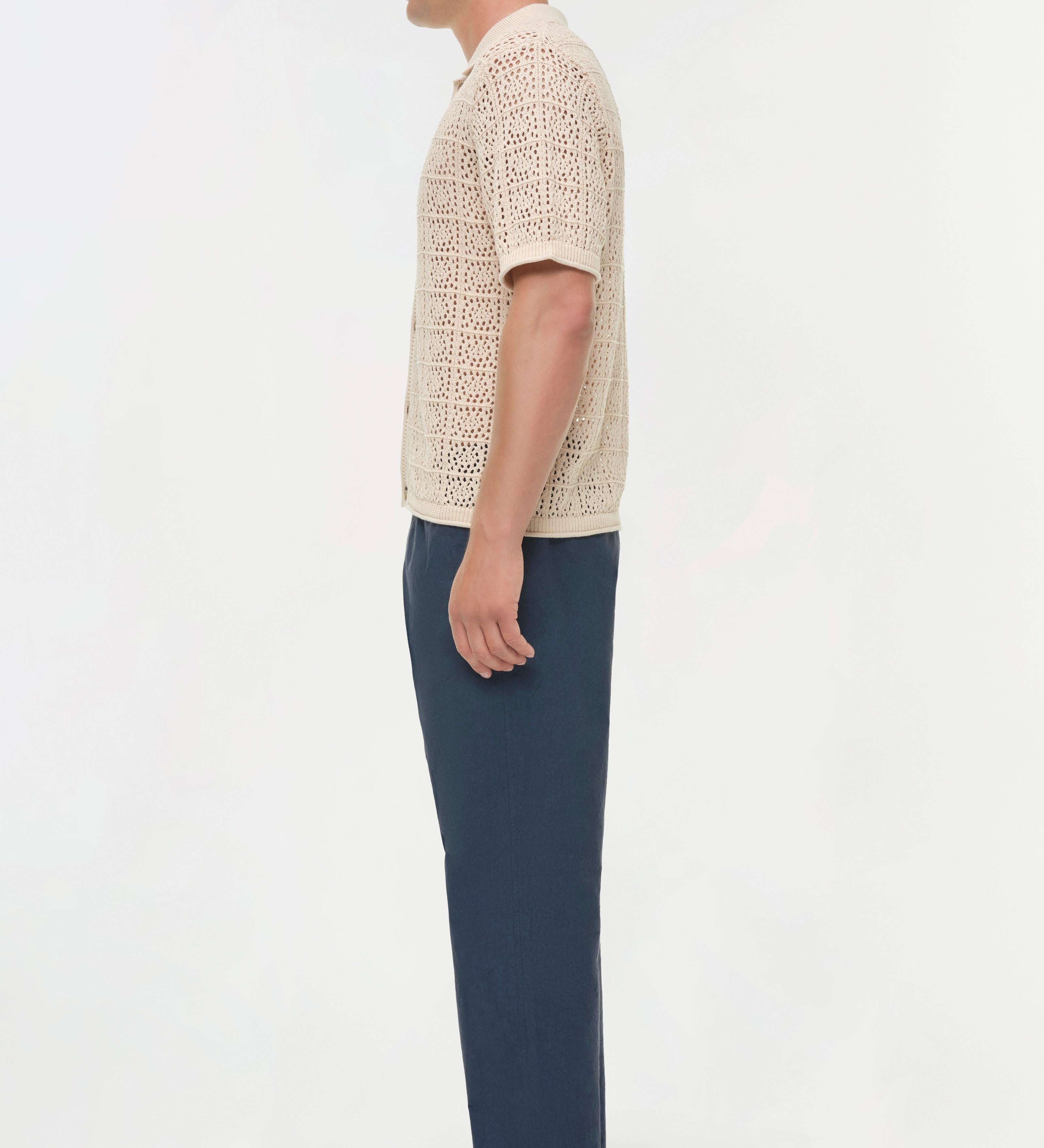 Simkhai - Billy Open Knit Shirt