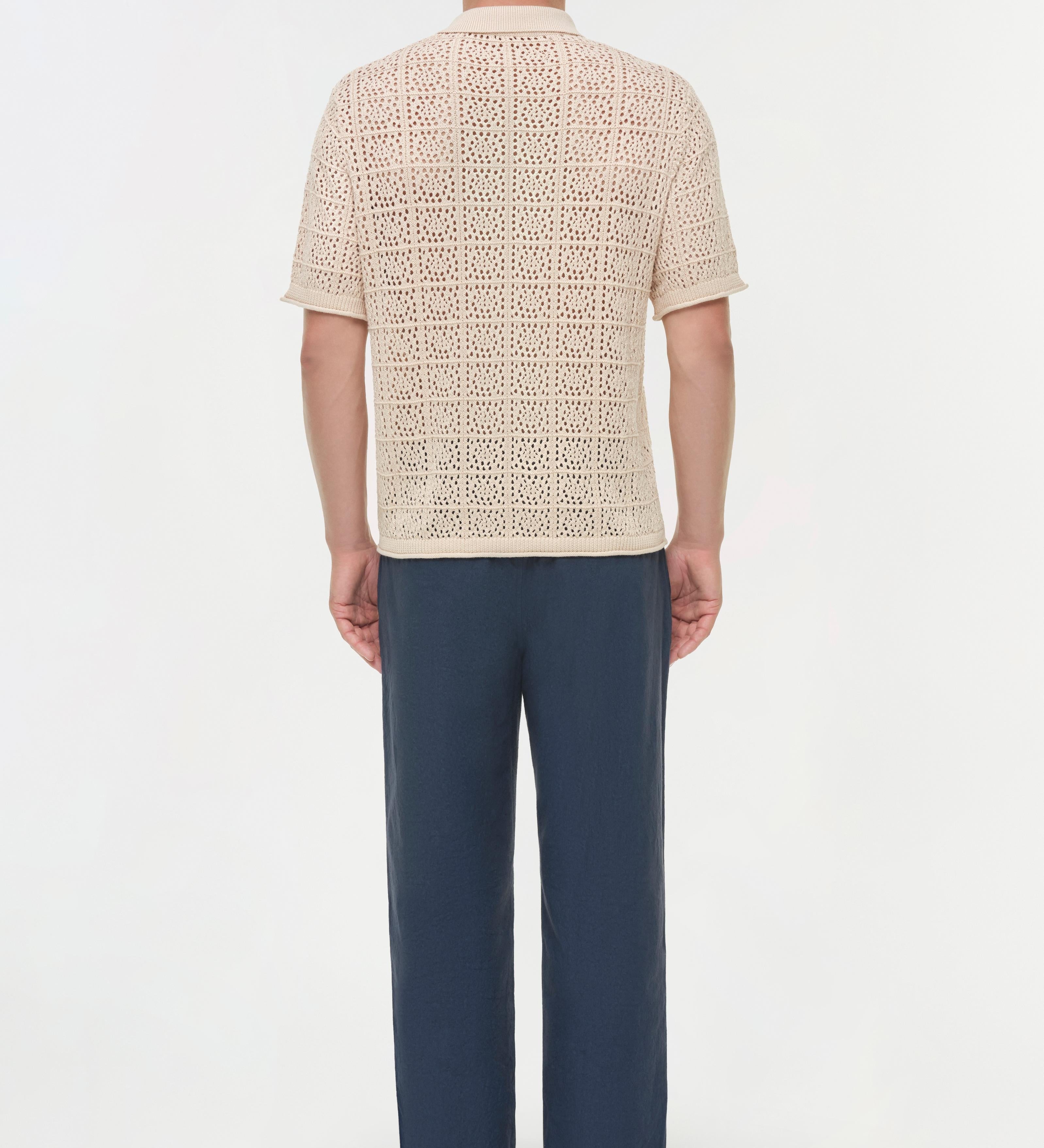 Simkhai - Billy Open Knit Shirt