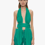 Christopher Esber - Scarf Draped Halter Top