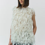 Simkhai - Fei Feathery Satin Top