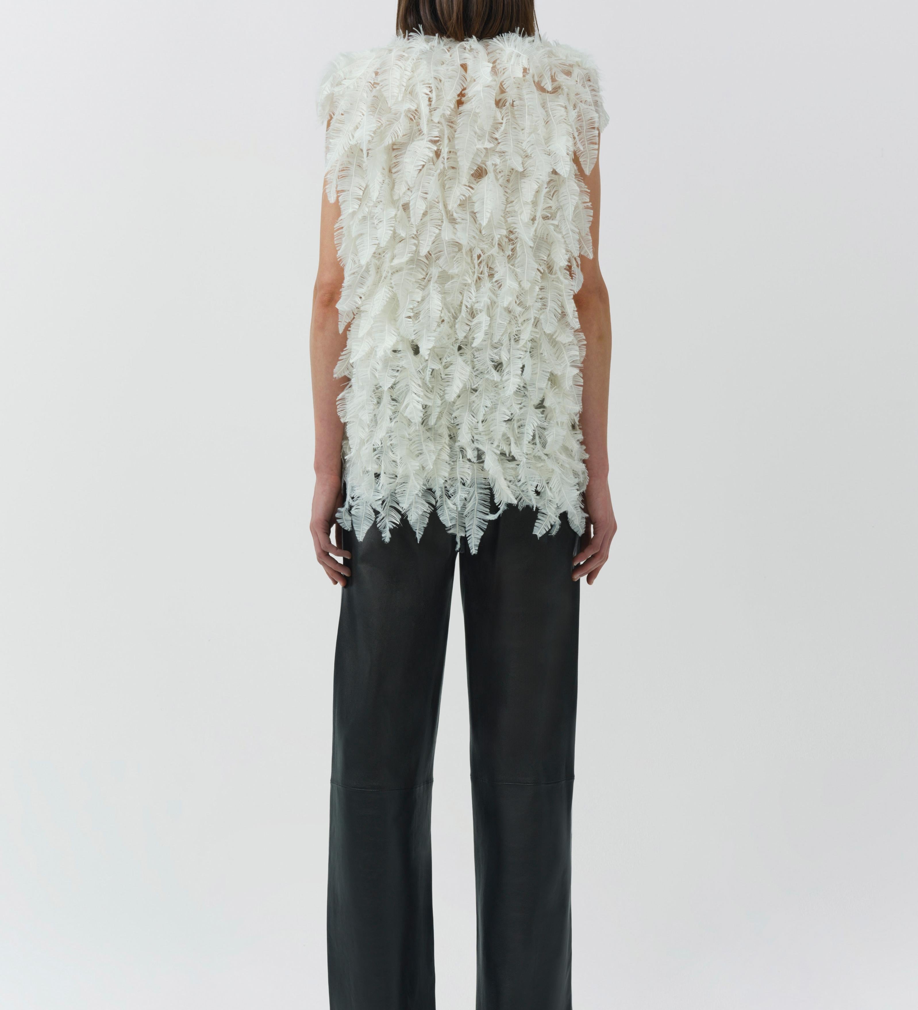 Simkhai - Fei Feathery Satin Top