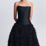 Simkhai - Leanna Featherlike Organza Gown