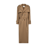 Saint Laurent - Trench Coat In Cotton Twill
