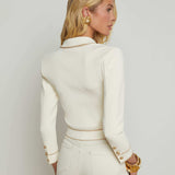 L'AGENCE - Neo Cropped Cardigan
