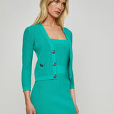 L'AGENCE - Irvin Pointelle Knit Cardigan