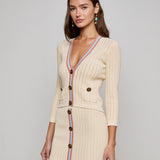 L'AGENCE - Irvin Pointelle Knit Cardigan