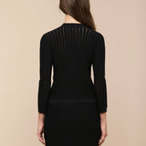 L'AGENCE - Irvin Pointelle Knit Cardigan