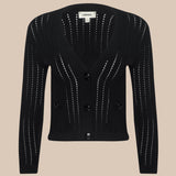 L'AGENCE - Irvin Pointelle Knit Cardigan