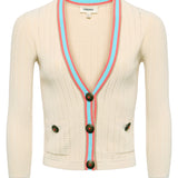L'AGENCE - Irvin Pointelle Knit Cardigan