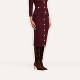 L'AGENCE - Melania Pointelle Knit Skirt
