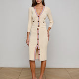 L'AGENCE - Melania Pointelle Knit Skirt