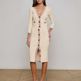 L'AGENCE - Melania Pointelle Knit Skirt