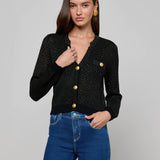 L'AGENCE - Blanca Sequin Cardigan