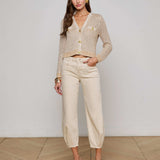 L'AGENCE - Blanca Sequin Cardigan